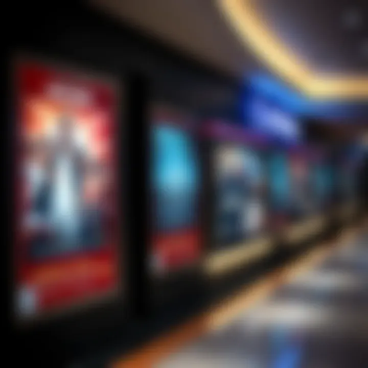 Film Programming and Promotions at Safeer Mall Cinema Promotional poster display for upcoming film screenings