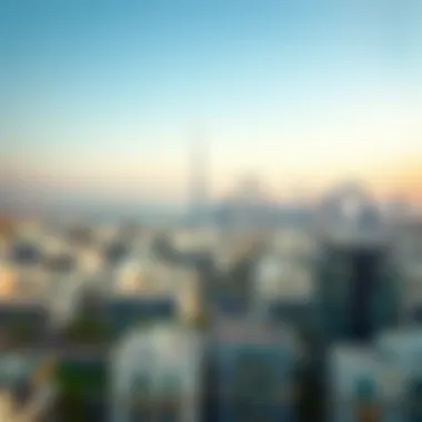 Stunning view of Bur Dubai skyline from Savoy Suites