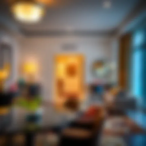 Luxurious interior of Savoy Suites Hotel Apartments