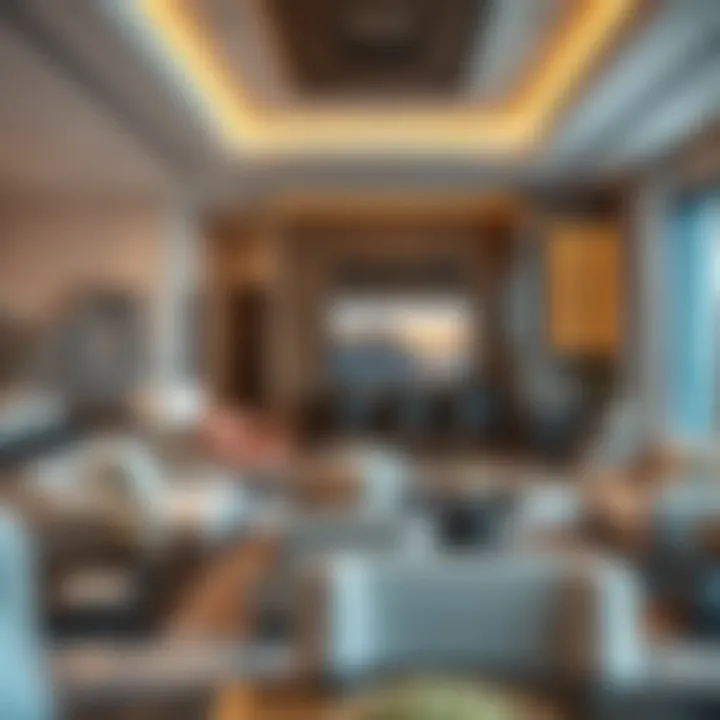 Luxurious Living Space in Seahaven Sobha Luxurious living space inside Seahaven Sobha