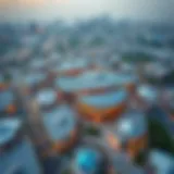 Panoramic view of Shamsa Expo City showcasing modern architecture