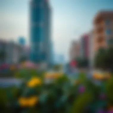 Neighborhood Surrounding South Heights Tower Vibrant neighborhood surrounding South Heights Tower
