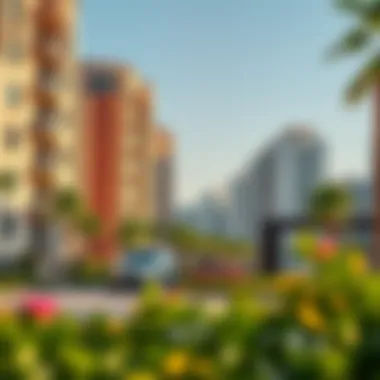 Community Living: The Essence of Urban Life in Dubai A vibrant urban community in Dubai with parks and amenities