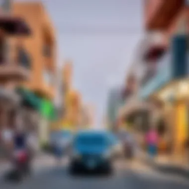 Vibrant Community Life in Al Qusais Street view of Al Qusais neighborhood highlighting vibrant community life