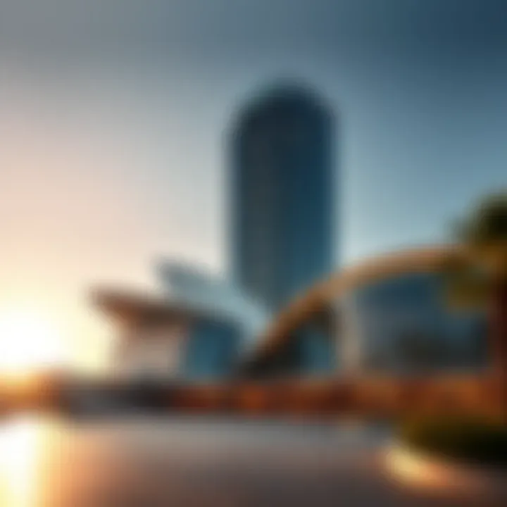 Stunning exterior view of The Address Residences Dubai Opera showcasing its architectural brilliance