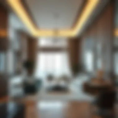 Luxury Interior Design at The Address Residences Dubai Opera Luxurious interior of a residence featuring modern design and upscale furnishings
