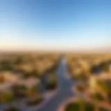 Aerial view of The Greens community in Dubai
