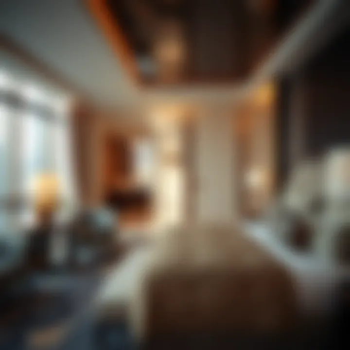 Luxurious guest room interior at The Manor Hotel Dubai reflecting opulence and comfort