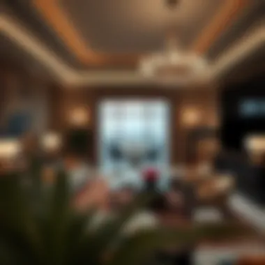 Elegant interior design of a residence