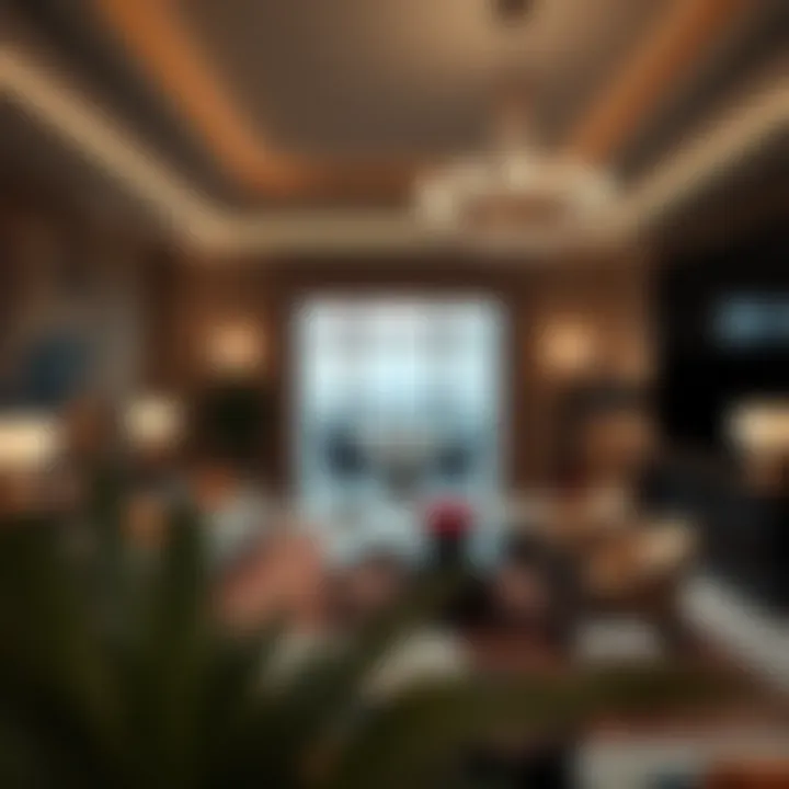 Elegant interior design of a residence