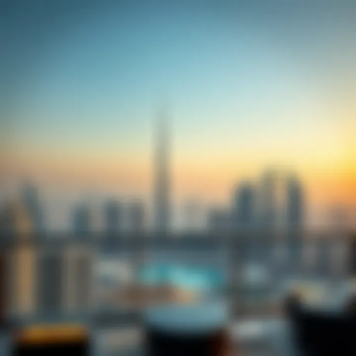 Stunning skyline view from the residence