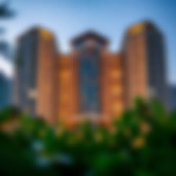 Stunning exterior view of Tower Laguna showcasing its modern architecture