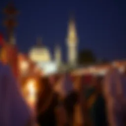 Traditional UAE celebration during a national holiday