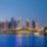 Dubai skyline showcasing modern architecture