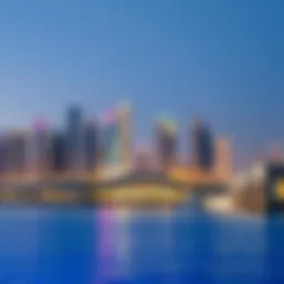 Dubai skyline showcasing modern architecture