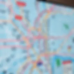 Detailed overview of Dubai Metro map showcasing various lines