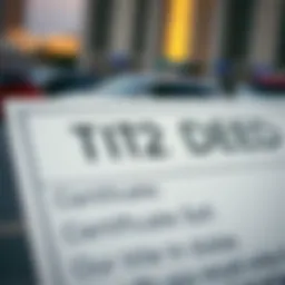 Detailed view of a Dubai title deed certificate number