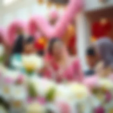 Celebrating Mother's Day in Dubai A vibrant Mother's Day celebration in Dubai showcasing traditional and modern elements.