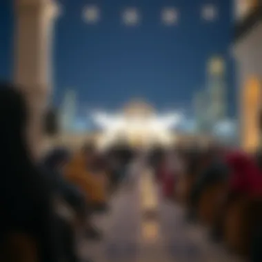 Unity in Community During Ramadan Community gathering during Ramadan nights