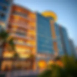 Stunning exterior view of the Siraj Building showcasing its unique design