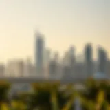 Dubai skyline with energy-efficient buildings