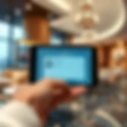 Visa status checking interface on a digital device