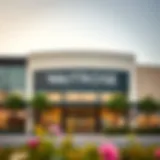 Exterior view of Waitrose at Nakheel Mall showcasing its modern architecture